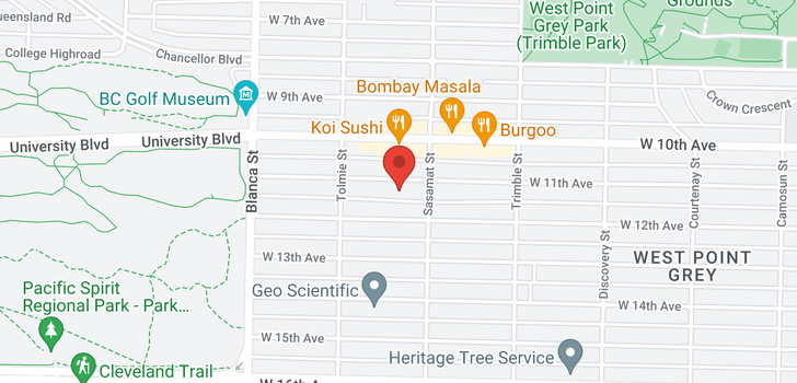 map of 4530 W 11TH AVENUE